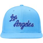 Official Los Angeles Lakers mens los angeles lakers mitchell  ness powder blue hardwood classics team ground 2.0 snapback hat | Lakers Shop