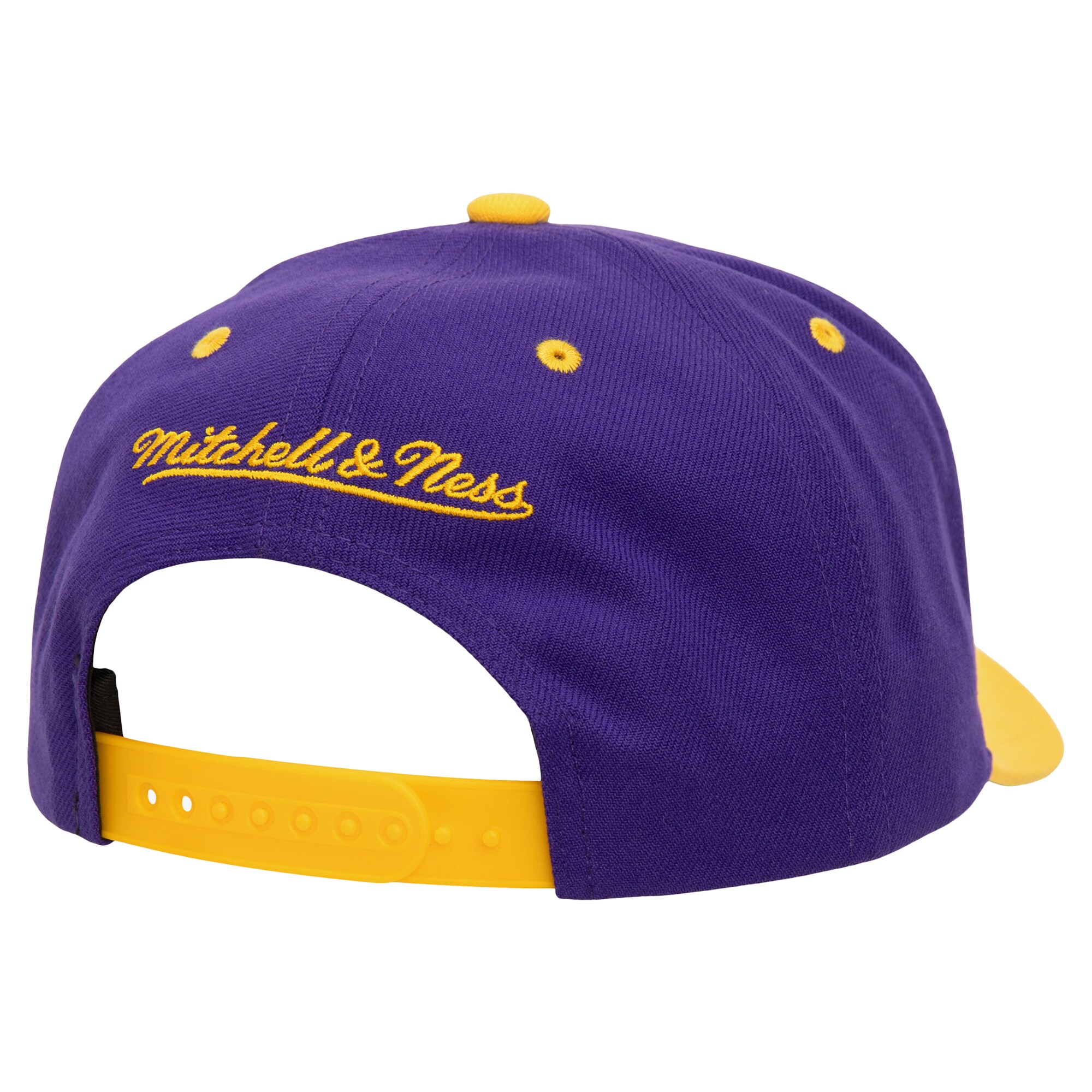 Official Los Angeles Lakers mens los angeles lakers mitchell  ness purple all in 2.0 pro crown snapback hat | Lakers Shop