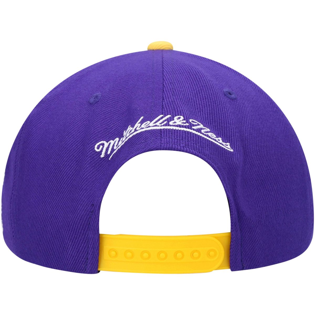 Official Los Angeles Lakers mens los angeles lakers mitchell  ness purple area code snapback hat | Lakers Shop