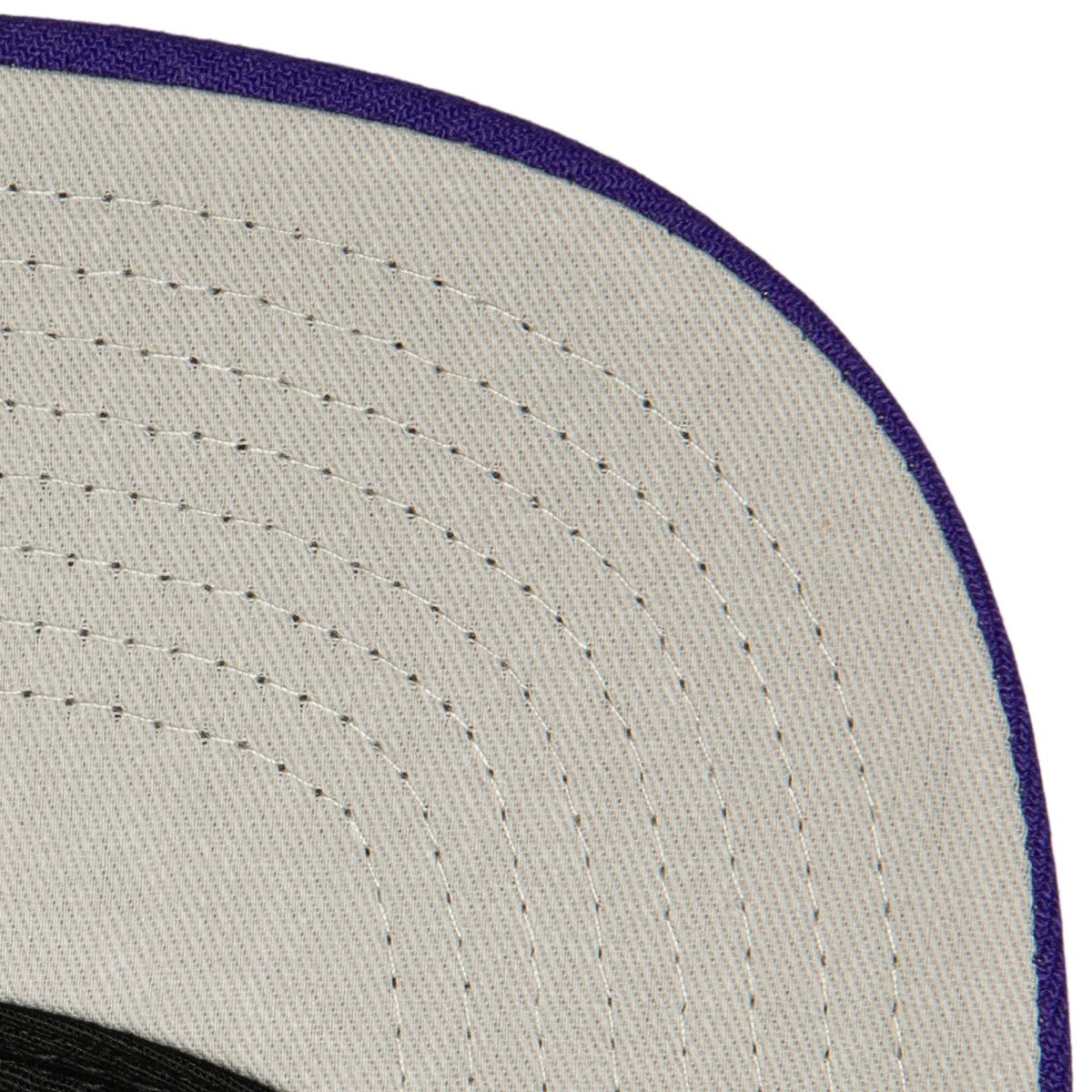 Official Los Angeles Lakers mens los angeles lakers mitchell  ness purple champ stack snapback hat | Lakers Shop