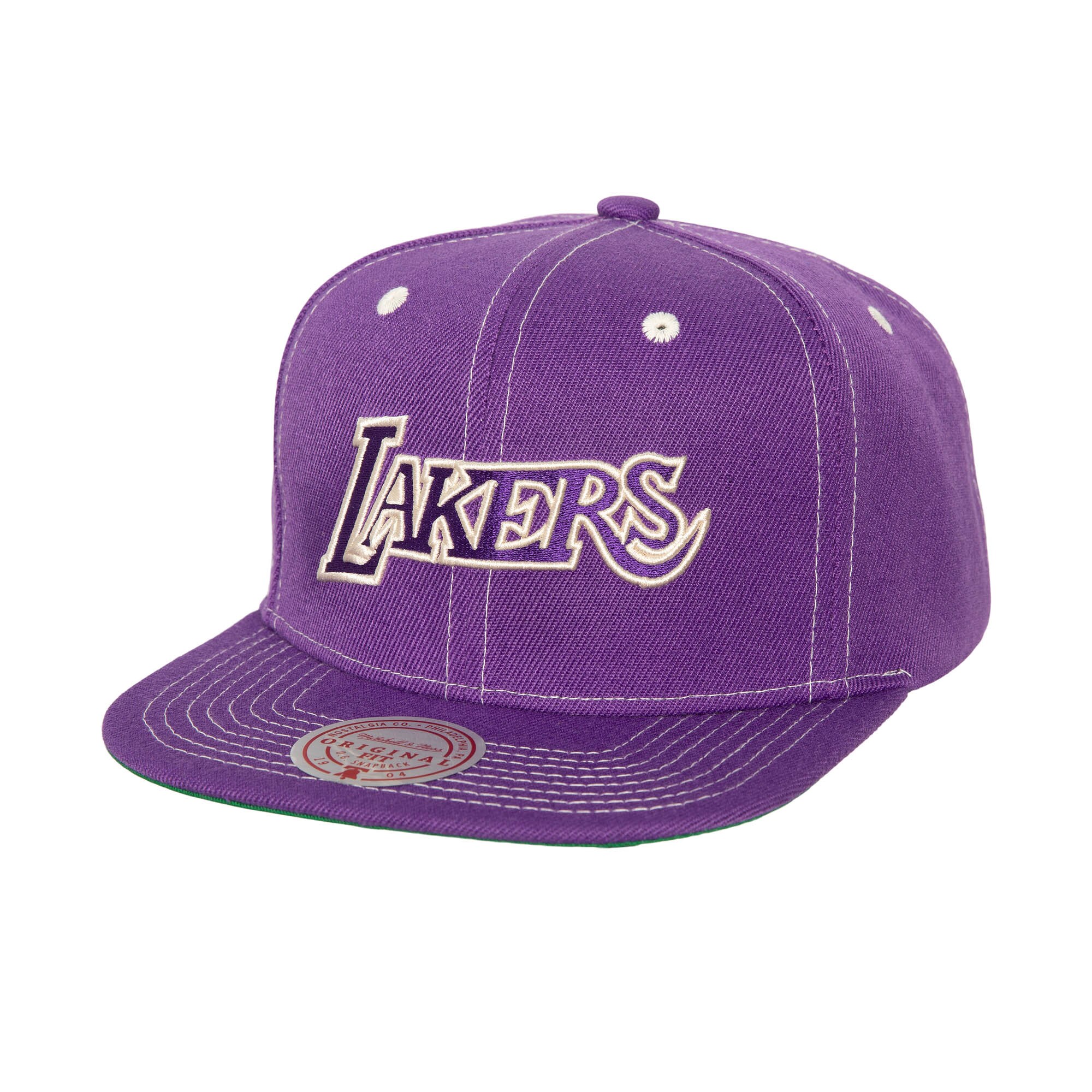 Official Los Angeles Lakers mens los angeles lakers mitchell  ness purple energy contrast snapback hat | Lakers Shop