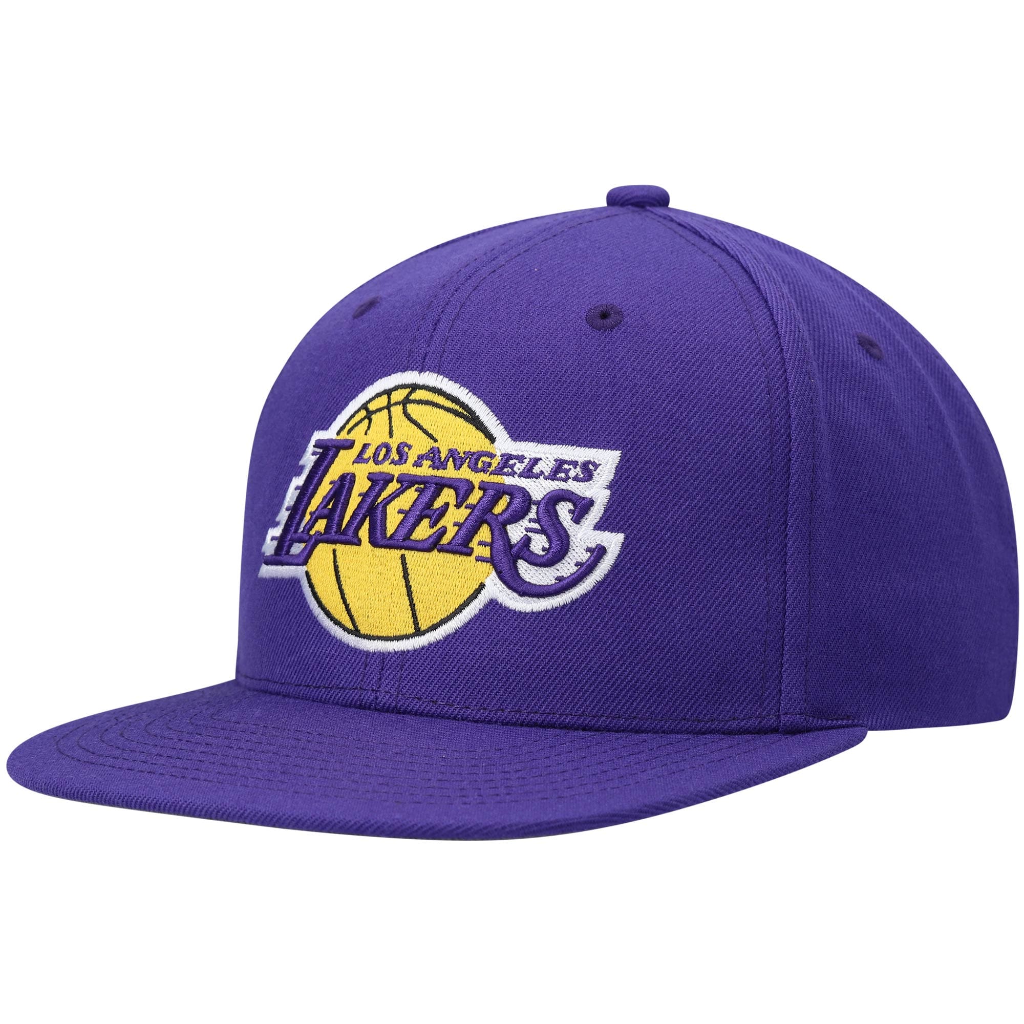 Official Los Angeles Lakers mens los angeles lakers mitchell  ness purple ground 2.0 snapback hat | Lakers Shop