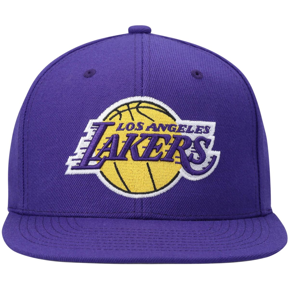 Official Los Angeles Lakers mens los angeles lakers mitchell  ness purple ground 2.0 snapback hat | Lakers Shop