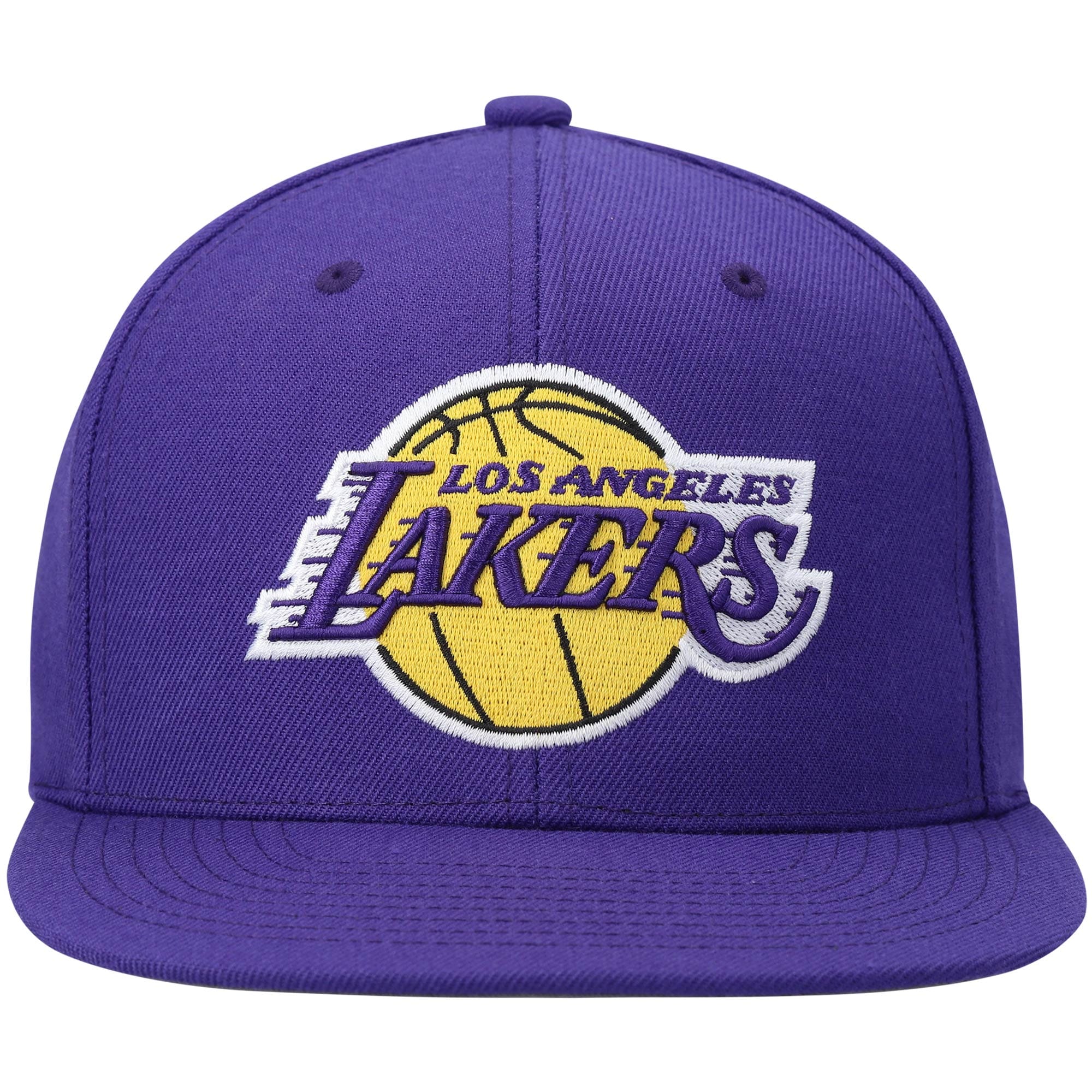 Official Los Angeles Lakers mens los angeles lakers mitchell  ness purple ground 2.0 snapback hat | Lakers Shop