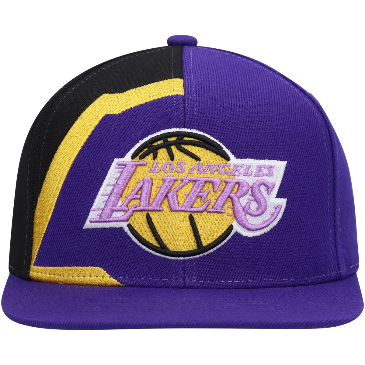 Official Los Angeles Lakers mens los angeles lakers mitchell  ness purple hardwood classics retroline snapback hat | Lakers Shop