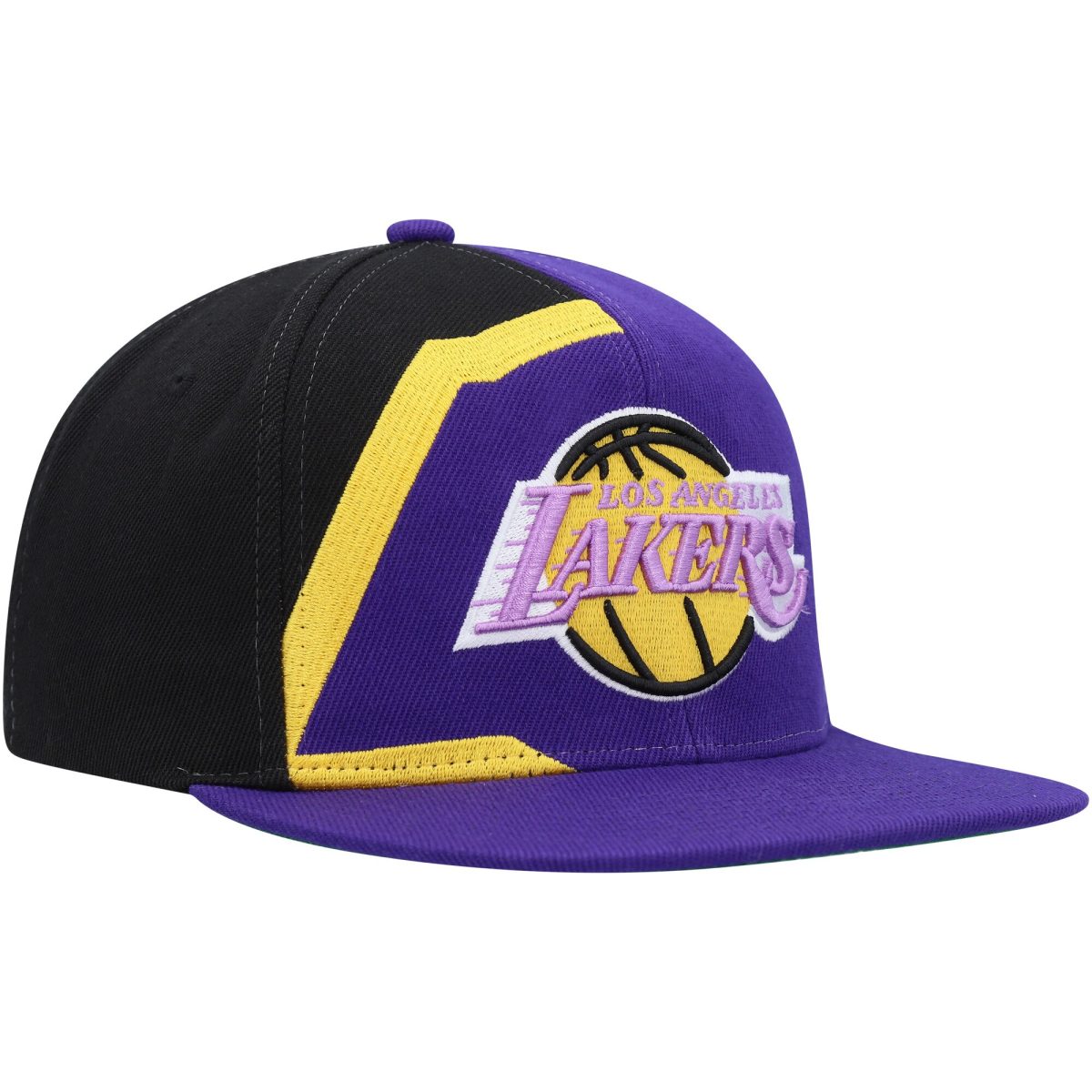 Official Los Angeles Lakers mens los angeles lakers mitchell  ness purple hardwood classics retroline snapback hat | Lakers Shop