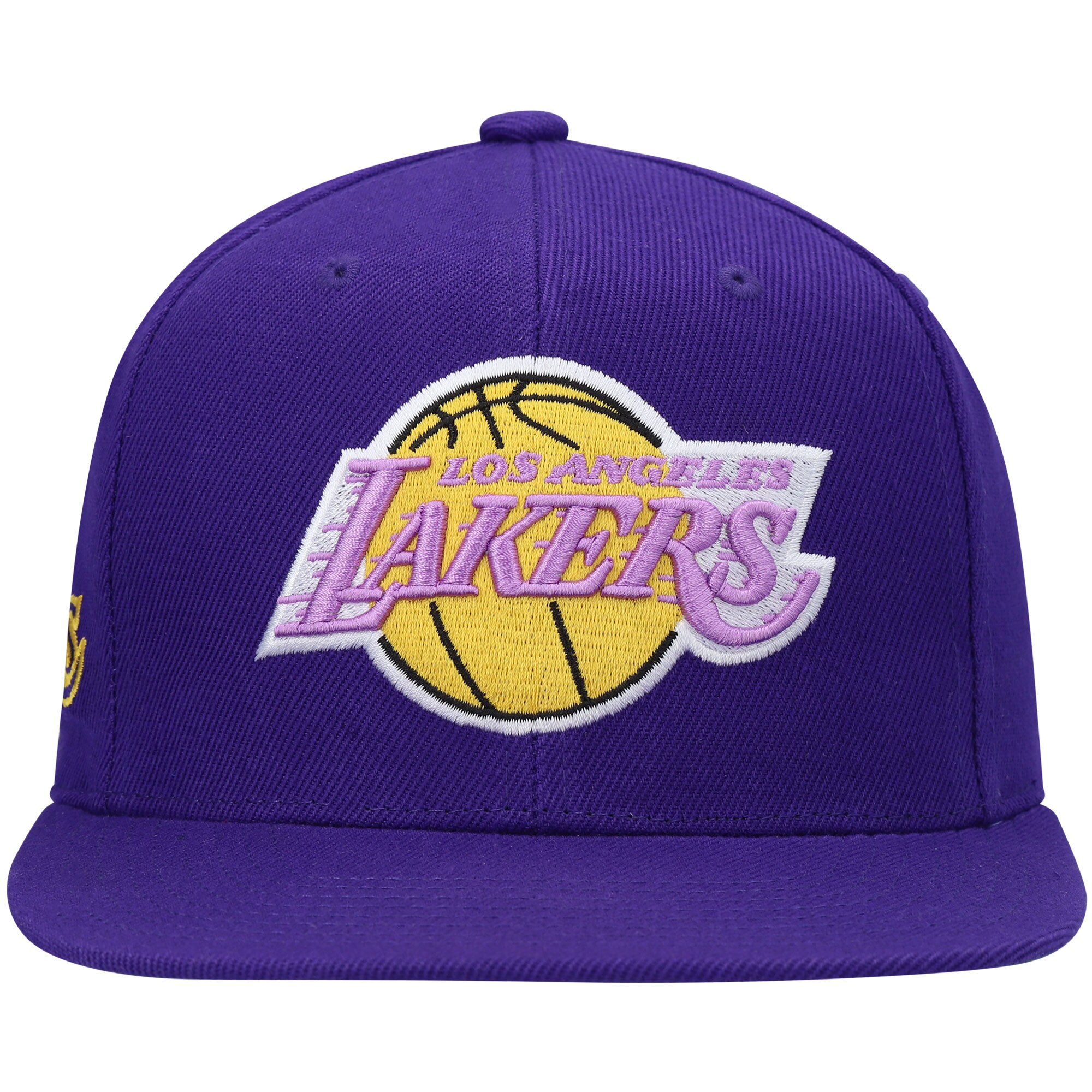 Official Los Angeles Lakers mens los angeles lakers mitchell  ness purple hardwood classics snapback hat | Lakers Shop