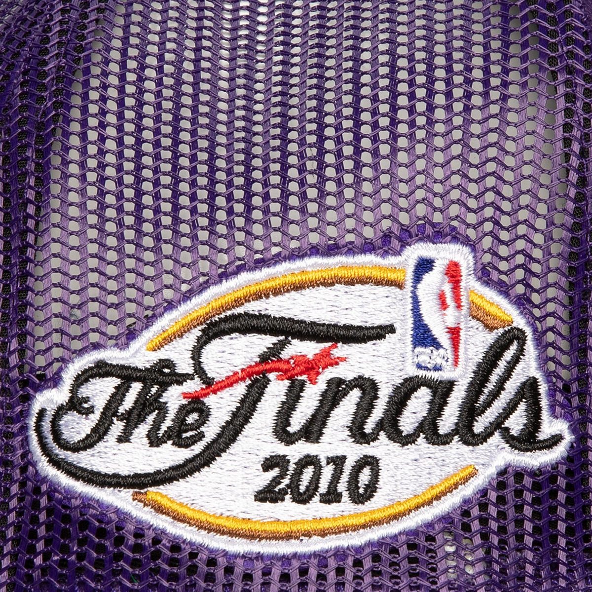 Official Los Angeles Lakers mens los angeles lakers mitchell  ness purple roper meshback trucker snapback hat | Lakers Shop