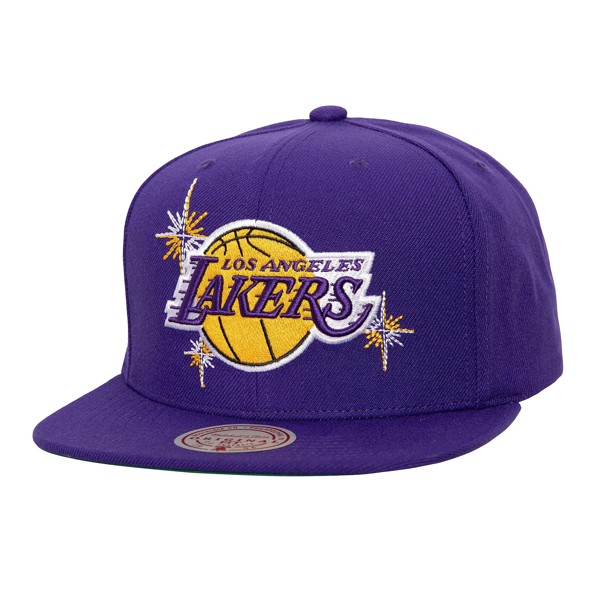Official Los Angeles Lakers mens los angeles lakers mitchell  ness purple starlight snapback hat | Lakers Shop