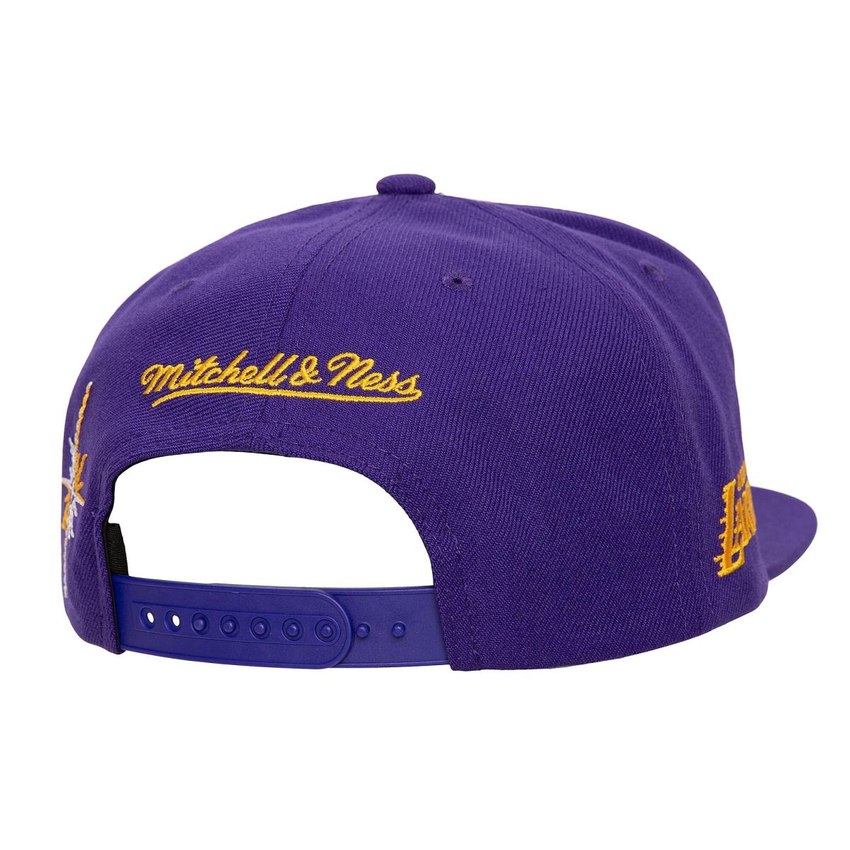 Official Los Angeles Lakers mens los angeles lakers mitchell  ness purple starlight snapback hat | Lakers Shop