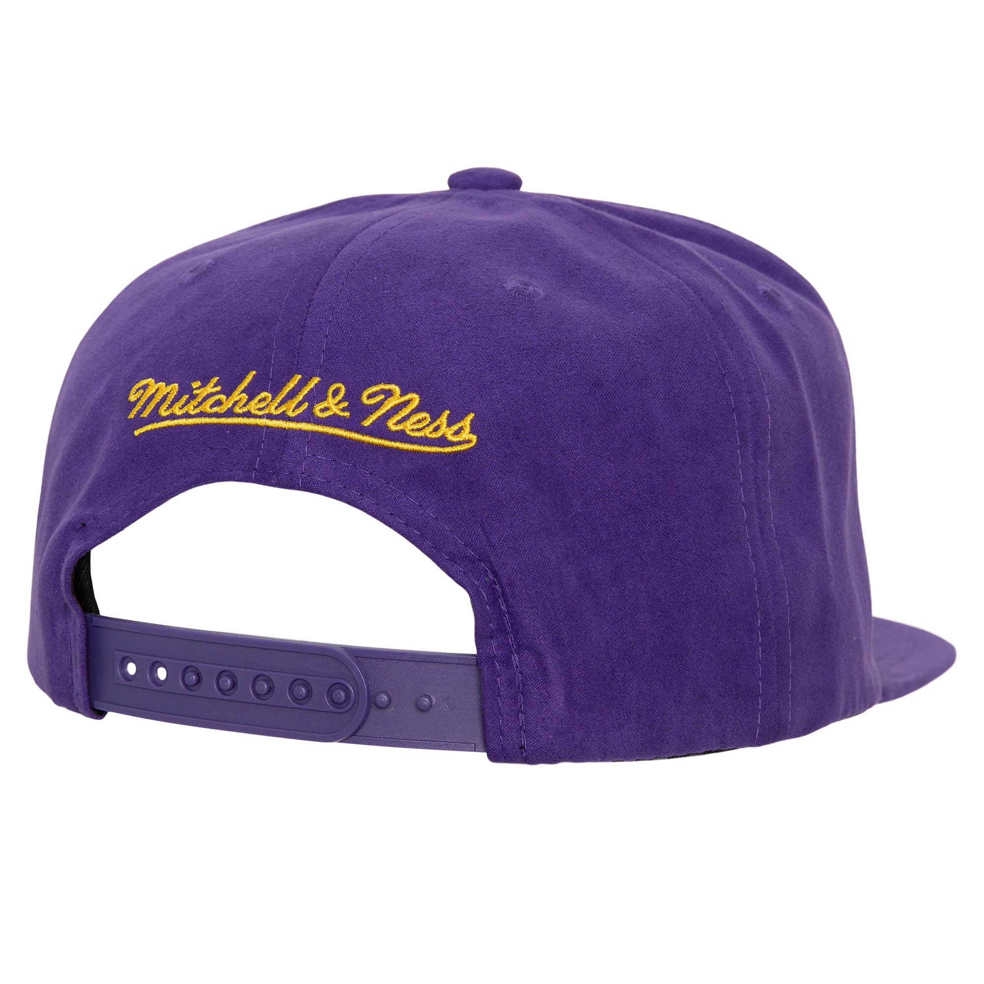 Official Los Angeles Lakers mens los angeles lakers mitchell  ness purple sweet suede snapback hat | Lakers Shop