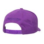 Official Los Angeles Lakers mens los angeles lakers mitchell  ness purple washed out tonal logo snapback hat | Lakers Shop