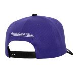 Official Los Angeles Lakers mens los angeles lakers mitchell  ness purpleblack underarch two-tone pro crown snapback hat | Lakers Shop
