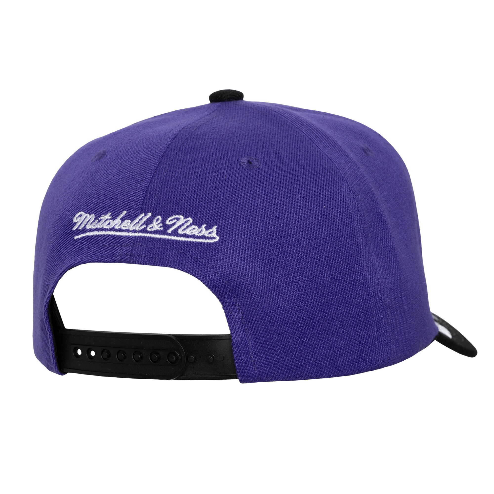 Official Los Angeles Lakers mens los angeles lakers mitchell  ness purpleblack underarch two-tone pro crown snapback hat | Lakers Shop