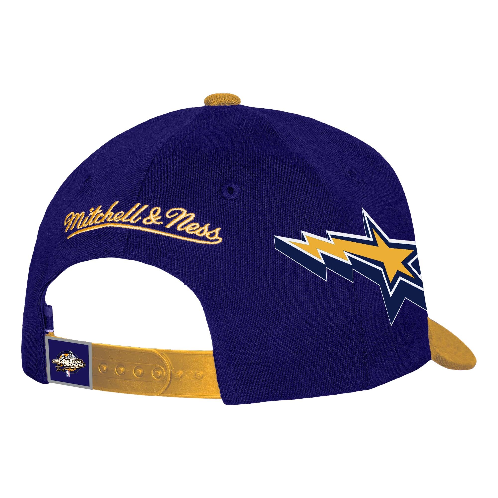 Official Los Angeles Lakers mens los angeles lakers mitchell  ness purplegold as2k stars pro crown adjustable hat | Lakers Shop