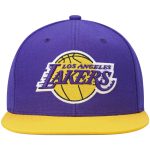 Official Los Angeles Lakers mens los angeles lakers mitchell  ness purplegold team two-tone 2.0 snapback hat | Lakers Shop