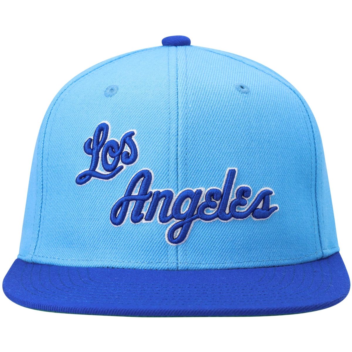 Official Los Angeles Lakers mens los angeles lakers mitchell  ness royalpowder blue hardwood classics team two-tone 2.0 snapback hat | Lakers Shop