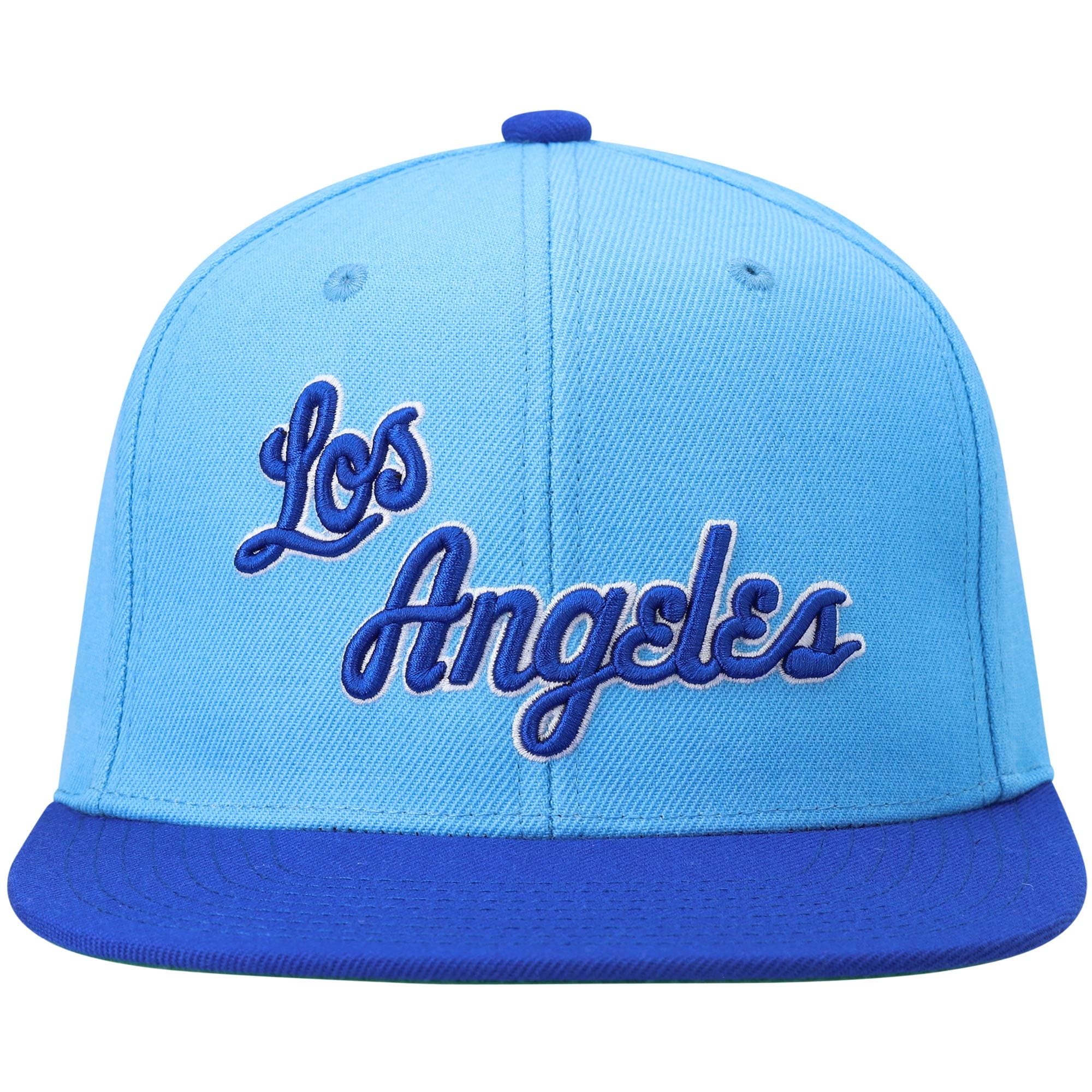 Official Los Angeles Lakers mens los angeles lakers mitchell  ness royalpowder blue hardwood classics team two-tone 2.0 snapback hat | Lakers Shop