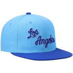 Official Los Angeles Lakers mens los angeles lakers mitchell  ness royalpowder blue hardwood classics team two-tone 2.0 snapback hat | Lakers Shop