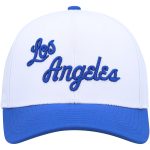 Official Los Angeles Lakers mens los angeles lakers mitchell  ness whitepowder blue hardwood classics core 2-tone 2.0 pro snapback hat | Lakers Shop