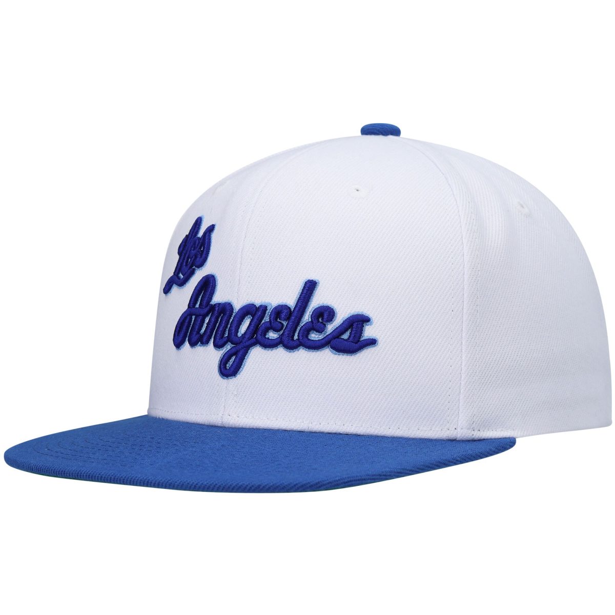 Official Los Angeles Lakers mens los angeles lakers mitchell  ness whiteroyal hardwood classics snapback hat | Lakers Shop