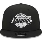 Official Los Angeles Lakers mens los angeles lakers new era black 9fifty snapback trucker hat | Lakers Shop