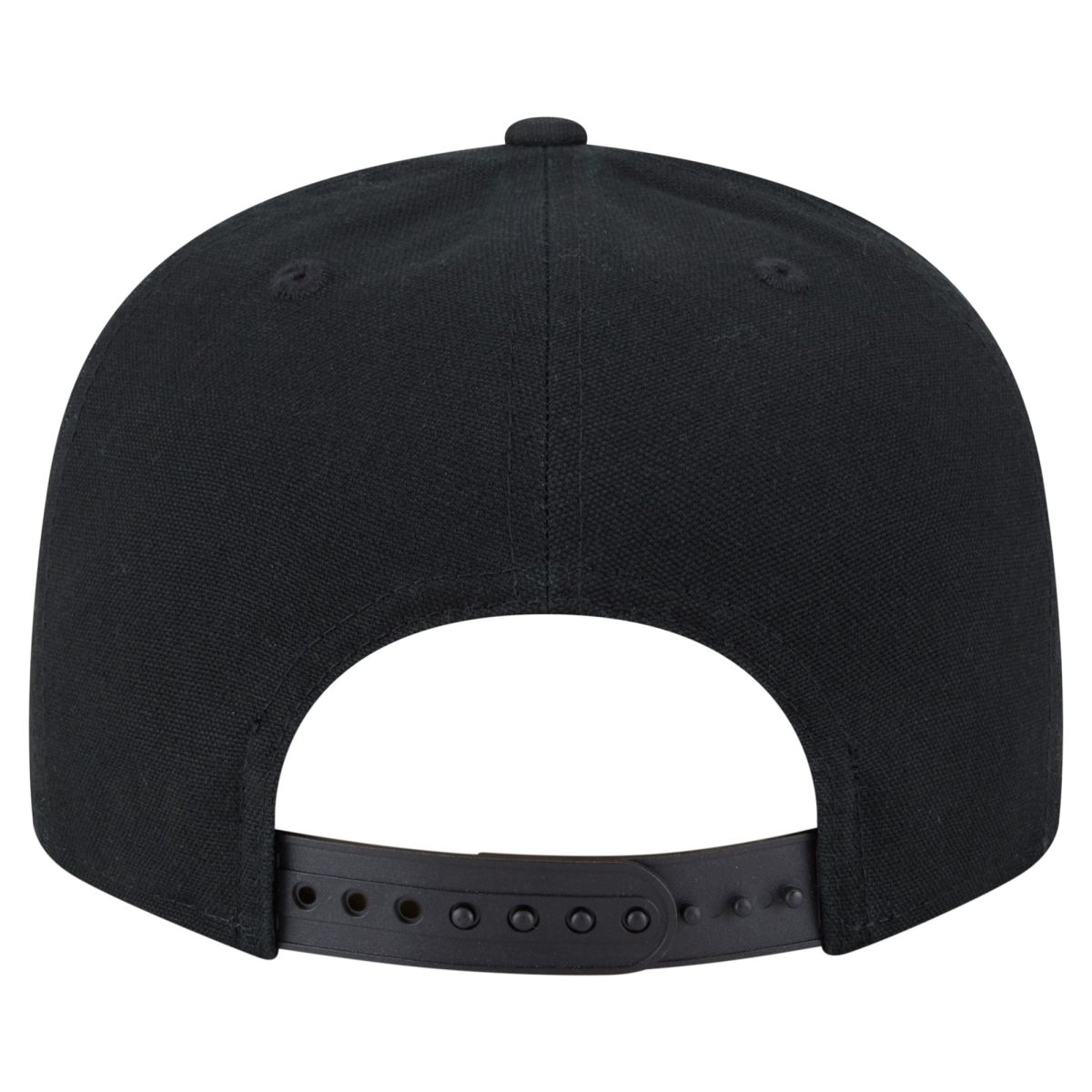Official Los Angeles Lakers mens los angeles lakers new era black adventure canvas split panel 9fifty snapback hat | Lakers Shop