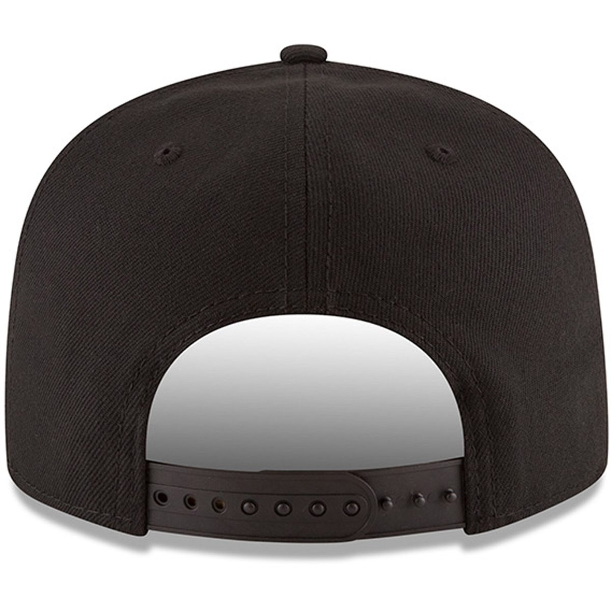 Official Los Angeles Lakers mens los angeles lakers new era black black  white logo 9fifty adjustable snapback hat | Lakers Shop