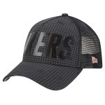 Official Los Angeles Lakers mens los angeles lakers new era black midnight ink tonal a-frame trucker 9forty adjustable hat | Lakers Shop