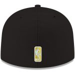Official Los Angeles Lakers mens los angeles lakers new era black official team color 59fifty fitted hat | Lakers Shop