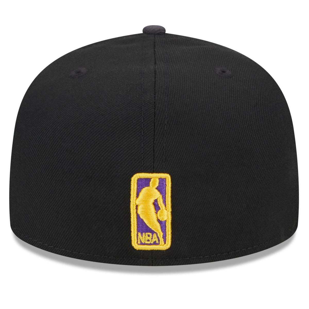 Official Los Angeles Lakers mens los angeles lakers new era black rally drive checkerboard 59fifty crown fitted hat | Lakers Shop