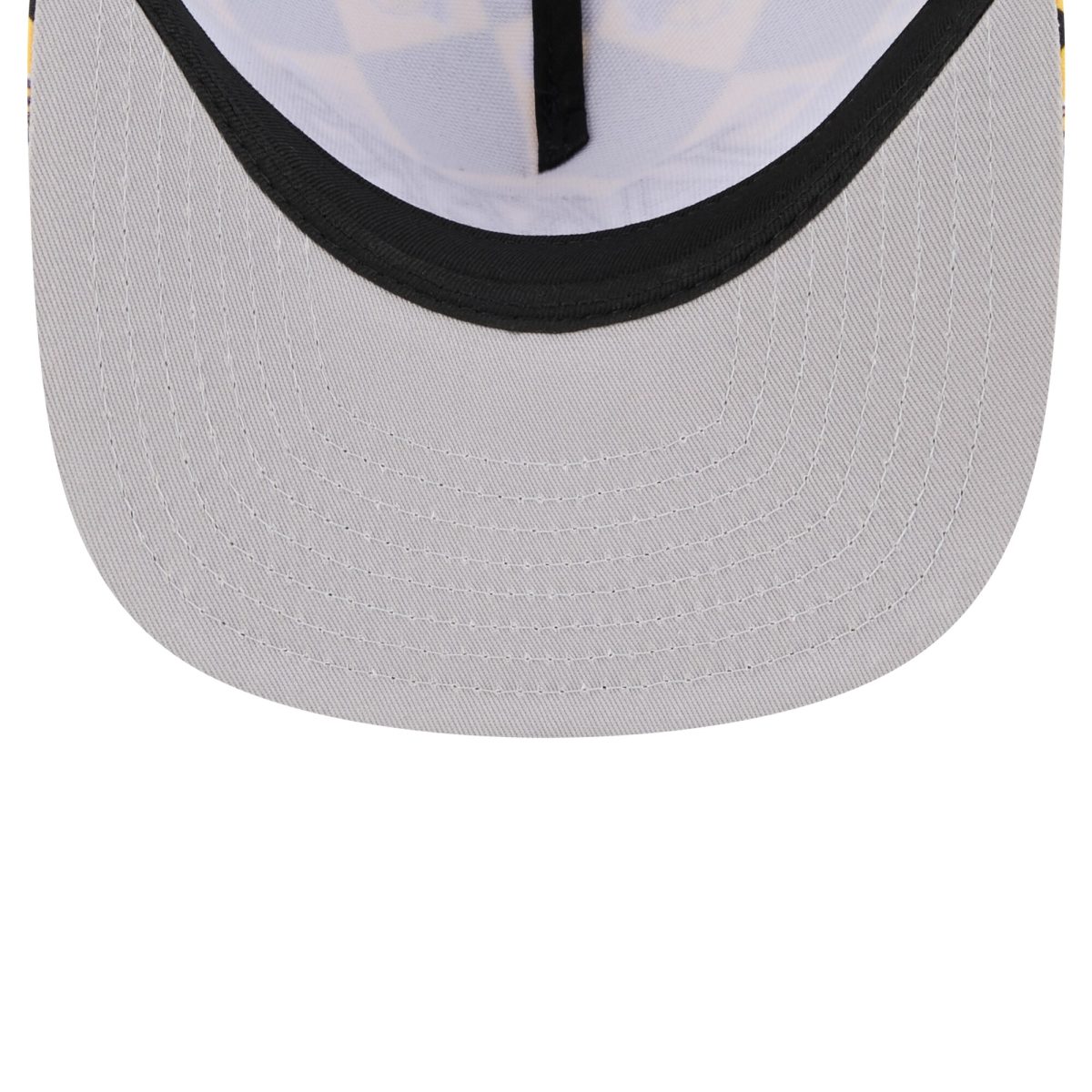 Official Los Angeles Lakers mens los angeles lakers new era black seeing diamonds a-frame trucker 9fifty snapback hat | Lakers Shop