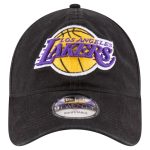 Official Los Angeles Lakers mens los angeles lakers new era black team 2.0 9twenty adjustable hat | Lakers Shop