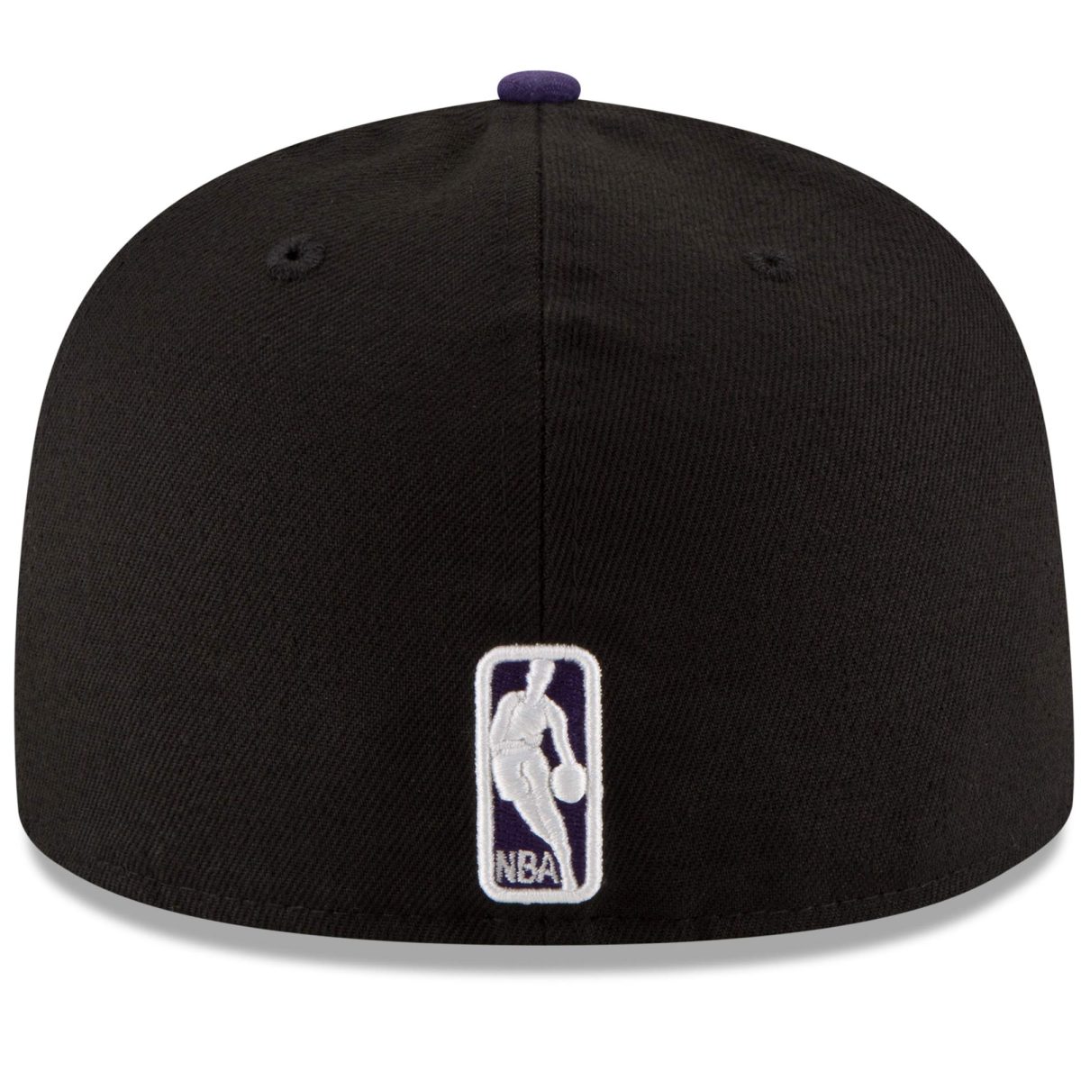 Official Los Angeles Lakers mens los angeles lakers new era blackpurple official team color 2tone 59fifty fitted hat | Lakers Shop