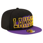 Official Los Angeles Lakers mens los angeles lakers new era blackpurple sport night splatter 2-tone 9fifty snapback hat | Lakers Shop