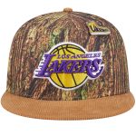 Official Los Angeles Lakers mens los angeles lakers new era camo victory grove forest sneaker pin 9fifty snapback hat | Lakers Shop