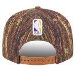 Official Los Angeles Lakers mens los angeles lakers new era camo victory grove forest sneaker pin 9fifty snapback hat | Lakers Shop