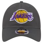 Official Los Angeles Lakers mens los angeles lakers new era charcoal active ripstop 9twenty adjustable hat | Lakers Shop
