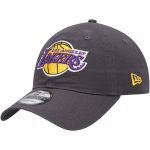 Official Los Angeles Lakers mens los angeles lakers new era charcoal team 2.0 9twenty adjustable hat | Lakers Shop