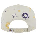 Official Los Angeles Lakers mens los angeles lakers new era cream lunar golfer snapback hat | Lakers Shop