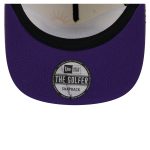 Official Los Angeles Lakers mens los angeles lakers new era cream lunar golfer snapback hat | Lakers Shop