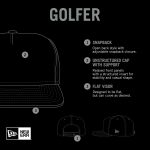 Official Los Angeles Lakers mens los angeles lakers new era cream lunar golfer snapback hat | Lakers Shop