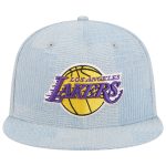 Official Los Angeles Lakers mens los angeles lakers new era denim injection denim patchwork 9fifty snapback hat | Lakers Shop