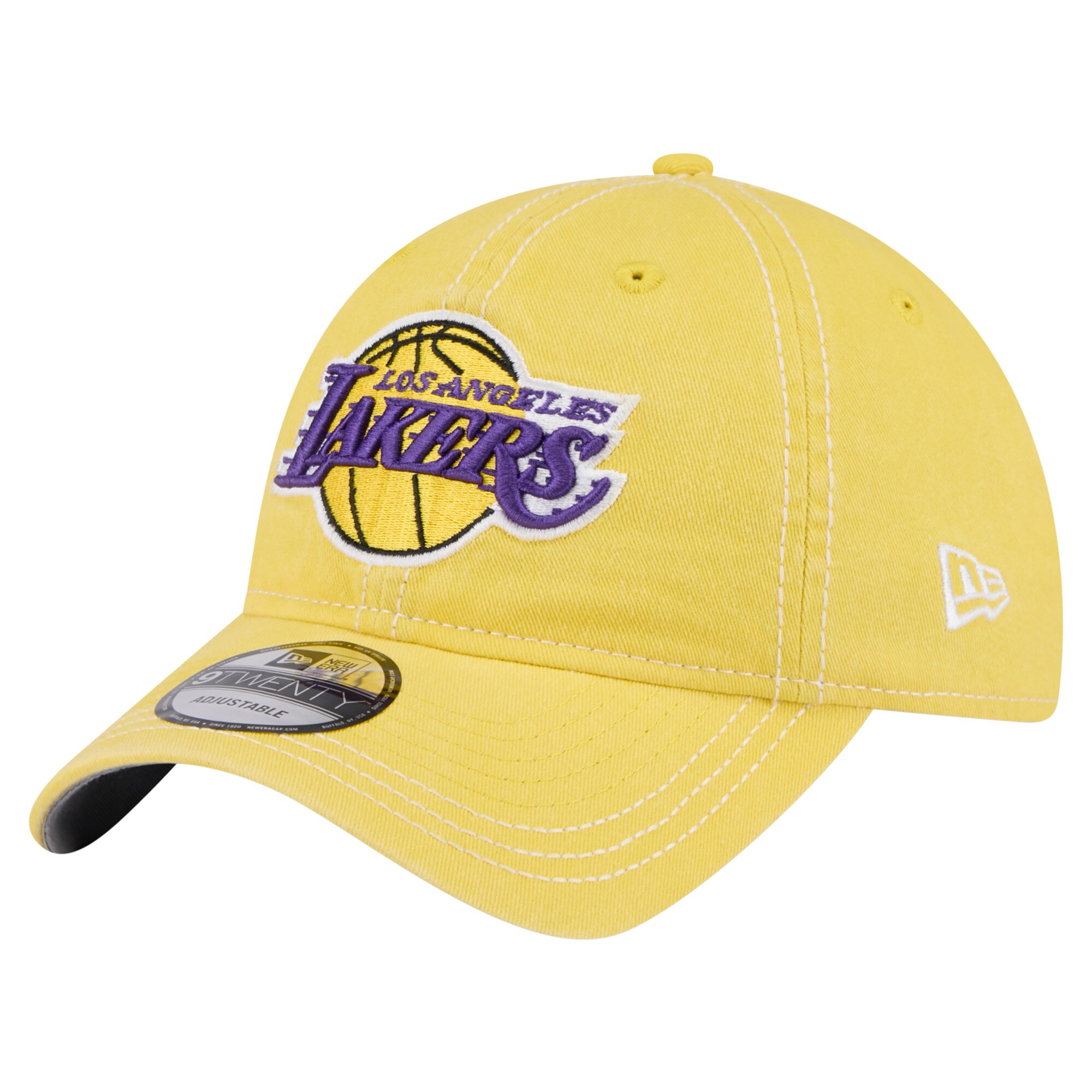 Official Los Angeles Lakers mens los angeles lakers new era gold pigment dyed 9twenty adjustable hat | Lakers Shop