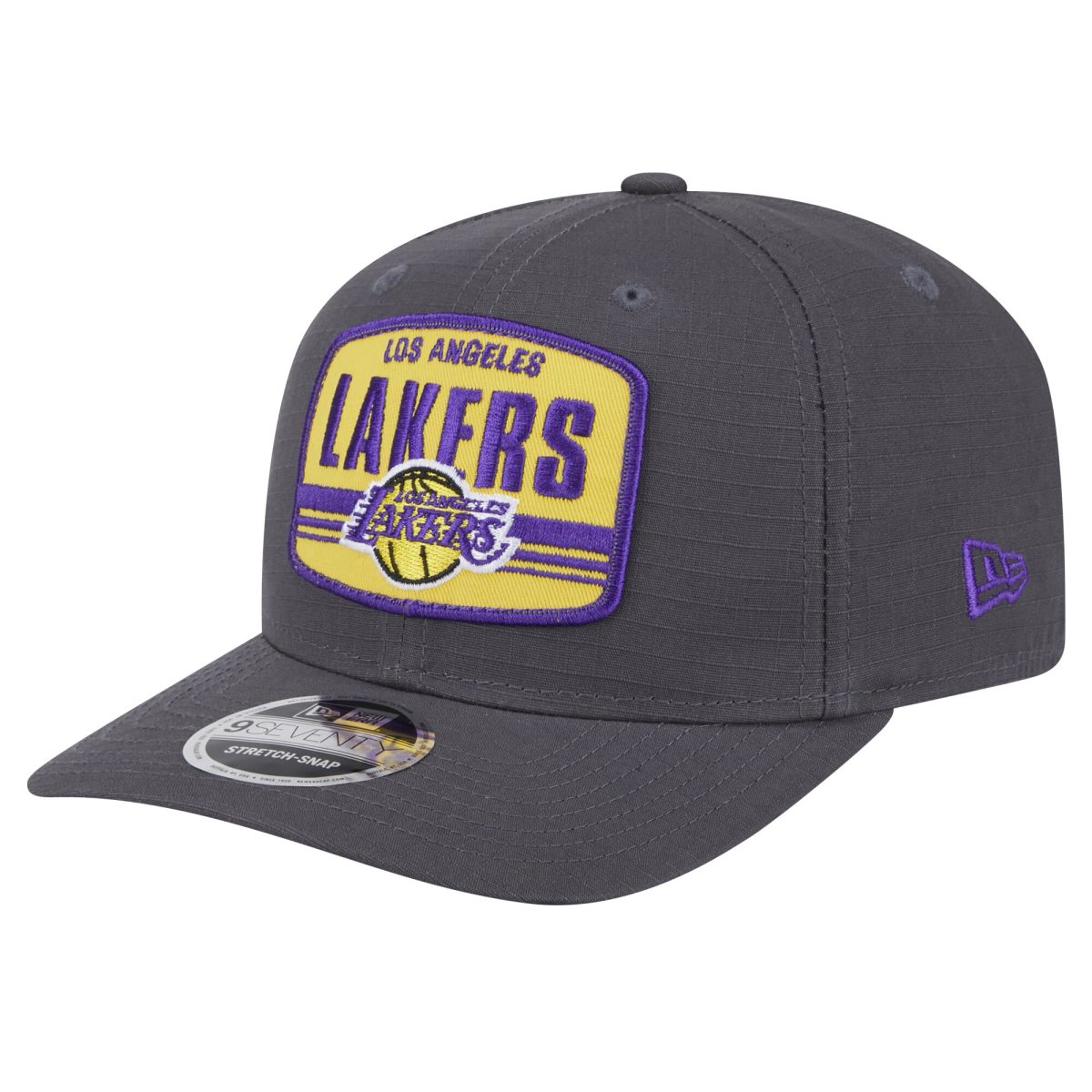 Official Los Angeles Lakers mens los angeles lakers new era graphite team elevated patch 9seventy adjustable hat | Lakers Shop