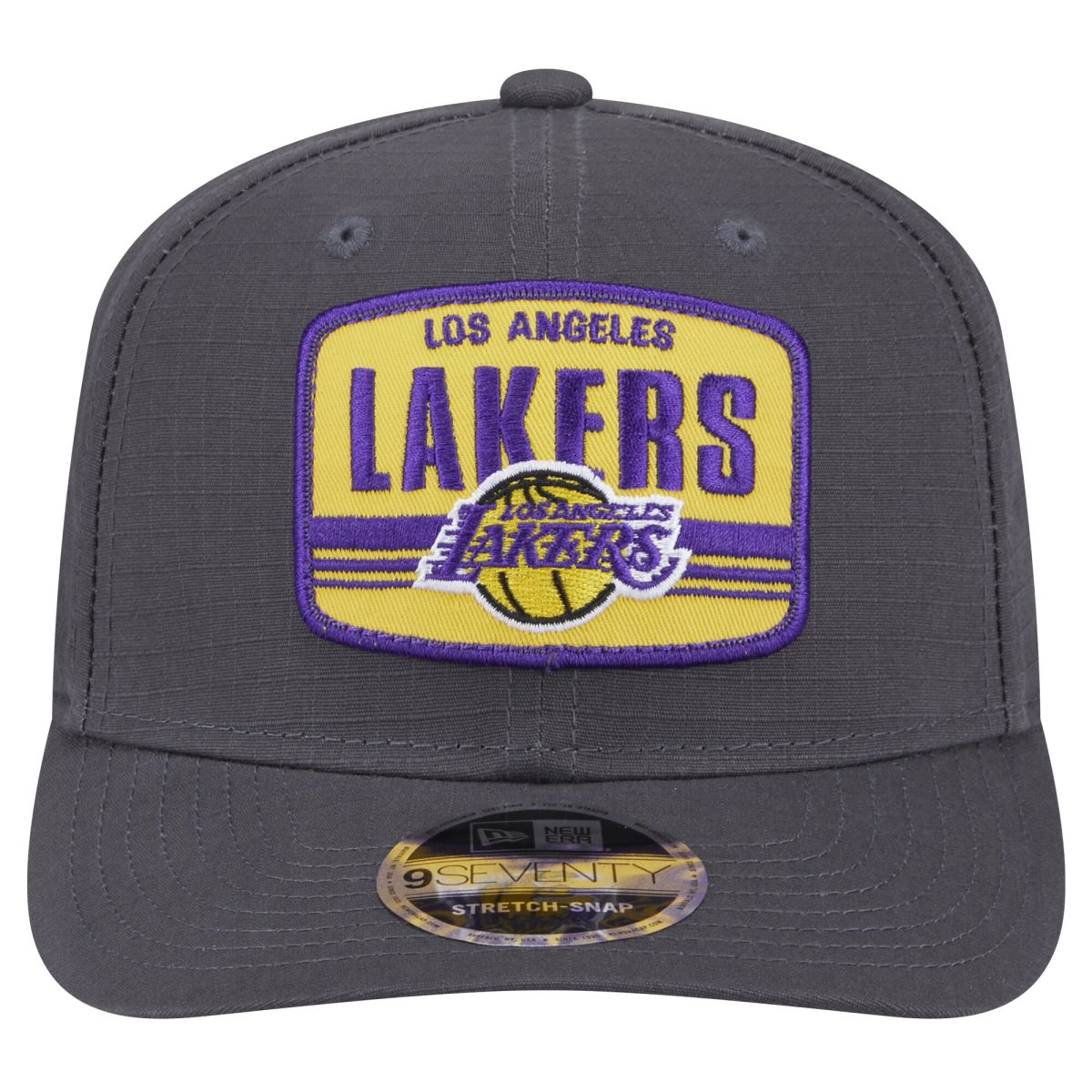 Official Los Angeles Lakers mens los angeles lakers new era graphite team elevated patch 9seventy adjustable hat | Lakers Shop