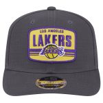 Official Los Angeles Lakers mens los angeles lakers new era graphite team elevated patch 9seventy adjustable hat | Lakers Shop