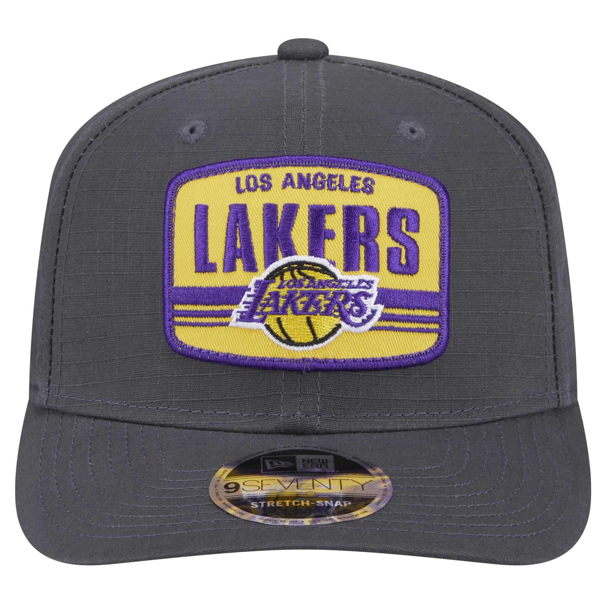 Official Los Angeles Lakers mens los angeles lakers new era graphite team elevated patch 9seventy adjustable hat | Lakers Shop