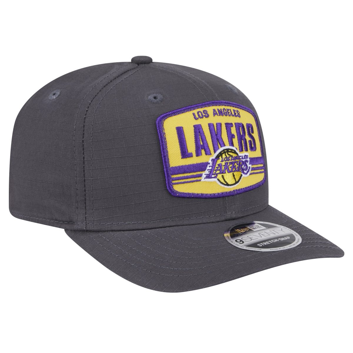Official Los Angeles Lakers mens los angeles lakers new era graphite team elevated patch 9seventy adjustable hat | Lakers Shop