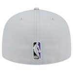 Official Los Angeles Lakers mens los angeles lakers new era gray active color camo visor 59fifty fitted hat | Lakers Shop